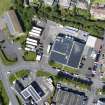 Aerial view of Industrial (Acredale and Eyemouth Industrial Estates) and Inter-War (Hurkur Crescent and Schools) Areas of Townscape Character, Eyemouth