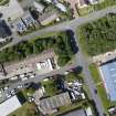 Aerial view from south showing Industrial (Acredale and Eyemouth Industrial Estates) and Modern (Acredale) Areas of Townscape Character, Eyemouth