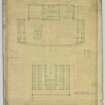 Layout plan of proposed scheme for Parish Church, Portobello.