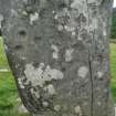 Digital photograph of close-up of motif(s), Scotland's Rock Art Project, Nether Largie Central Standing Stone, Kilmartin, Argyll and Bute