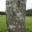 Digital photograph of close up of motif(s), Scotland's Rock Art Project, Nether Largie Central Standing Stone, Kilmartin, Argyll and Bute