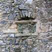 Boyne Castle.
Exterior, W elevation, detail of window opening.