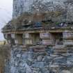 Boyne Castle.
NW tower, detail of corbels