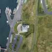 Aerial view from south showing Historic Burgh and Harbour Area of Townscape Character, Eyemouth