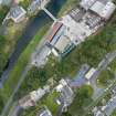 Aerial view from south showing Historic Burgh and Harbour and Mid- to Late C20 (The Avenue) Areas of Townscape Character, Eyemouth