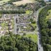 Oblique aerial view from north-west showing Mid- to Late C20 (The Avenue) and Modern (Gunsgreenhill) Areas of Townscape Character, Eyemouth