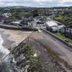 Oblique aerial view of Eyemouth.