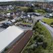 Oblique aerial view of Eyemouth.