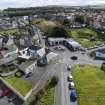 Oblique aerial view of Eyemouth.