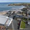 Oblique aerial view of Eyemouth.