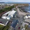 Oblique aerial view of Eyemouth.