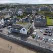 Oblique aerial view of Eyemouth.