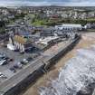 Oblique aerial view of Eyemouth.