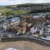 Oblique aerial view of Eyemouth.