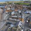 Oblique aerial view of Eyemouth.