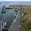 Oblique aerial view of Eyemouth.