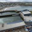 Oblique aerial view of Eyemouth.