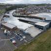 Oblique aerial view of Eyemouth.