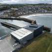 Oblique aerial view of Eyemouth.