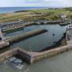 Oblique aerial view of Eyemouth.