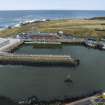 Oblique aerial view of Eyemouth.