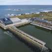 Oblique aerial view of Eyemouth.