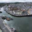 Oblique aerial view of Eyemouth.