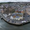 Oblique aerial view of Eyemouth.