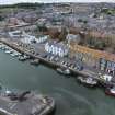 Oblique aerial view of Eyemouth.