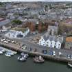 Oblique aerial view of Eyemouth.