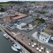 Oblique aerial view of Eyemouth.