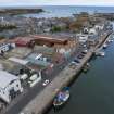 Oblique aerial view of Eyemouth.