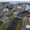 Oblique aerial view of Eyemouth.