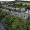 Oblique aerial view of Eyemouth.