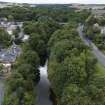 Oblique aerial view of Eyemouth.