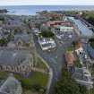 Oblique aerial view of Eyemouth.