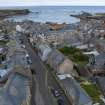 Oblique aerial view of Eyemouth.