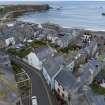 Oblique aerial view of Eyemouth.