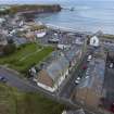 Oblique aerial view of Eyemouth.