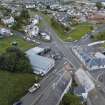 Oblique aerial view of Eyemouth.