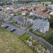 Oblique aerial view of Eyemouth.