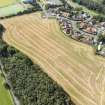 Oblique aerial view of Eyemouth.