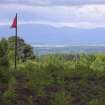 Red Flags at Culloden Marking the Jacobite Lines