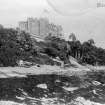 Wemyss Castle, from the beach