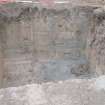 Watching Brief photograph, East facing section of manhole trench, The Helix, Forth and Clyde Canal, Falkirk