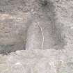 Watching Brief photograph, Working shot showing water pipe taken from W, The Helix, Forth and Clyde Canal, Falkirk