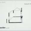 Photocopy drawing, "Section"