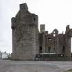 MacLellan's Castle, Kirkcudbright.  General view from east.