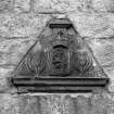 Aberdeen, Old Aberdeen, High Street, Town House.
Detail of carved pediment in East wall.