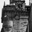 Aberdeen, Castle Street, Municipal Buildings, Tolbooth Tower.
Detail of parapet. North Side.